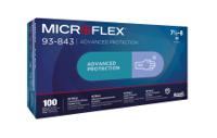 93843060 Ansell 93-843 Purple Powder-Free Nitrile Disposable Gloves, Size XS, 100 per Pack