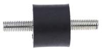 126-3966 RS PRO M8 Anti Vibration Mount, Male to Male Bobbin with 52.6kg Compression Load