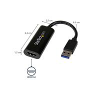 usb32hdes StarTech.com USB A to HDMI Adapter, USB 3.0, 1 Supported Display(s) - 1920 x 1200