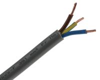 775-5889 RS PRO 3183Y 1 mm² 3 Core Power Cable, H05VV-F, Grey PVC, 100m