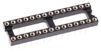 110-87-328-41-001101 Preci-Dip 2.54mm Pitch Vertical 28 Way, Through Hole Turned Pin Open Frame IC Dip Socket, 1A