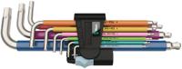 05022669001 Wera 9 piece L Shape Metric Hex Key Set, 1 x 1.5x90 mm, 1 x 2.0x101 mm, 1 x 2.5x112 mm, 1 x 3.0x123 mm, 1 x 4.0x137 mm,