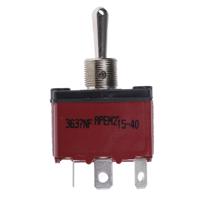 3637nf2 APEM Toggle Switch, Panel Mount, (On)-Off-(On), SPST, Tab Terminal, 28V dc
