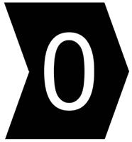 901-10267 HellermannTyton Helagrip Slide On Cable Markers, White on Black, Pre-printed "0", 1 → 3mm Cable,