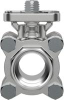 vzbe-1-t-63-t-2-f0405-v15v15 Festo Stainless Steel 2 Way, Ball Valve, Threaded, NPT 1in, 25mm