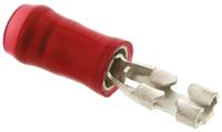 640923-1 TE Connectivity PIDG FASTON .110 Red Insulated Female Spade Connector, Receptacle, 2.79 x 0.51mm Tab Size, 0.3mm² to