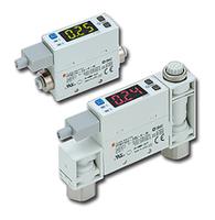 pfm711s-n02l-e-m SMC PFM Series Integrated Display Flow Switch for Dry Air, Gas, 2 L/min Min, 100 L/min Max