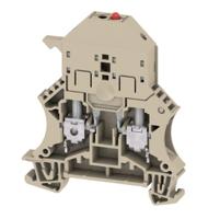 1011300000 Weidmuller  WSI Series Beige, 2.5mm², Single-Level, Screw Termination, Fused