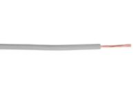 201-0575 RS PRO Grey 0.75mm² Hook Up Wire, 18 AWG, 100m, PVC Insulation