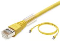 xs6w-6lszh8ss1500cm-y OmronXS6W, 15m Cat6a, Yellow RJ45 to Male RJ45 Male, S/FTP Shielded, Terminated LSZH Sheath