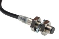 e2e-x4b1t8-2m Omron Inductive Threaded Barrel Proximity Sensor, M8, 4 mm Detection, PNP NO, 10 → 30 V dc