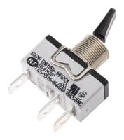 636nh2 APEM Toggle Switch, Panel Mount, On-On, SPST, Tab Terminal