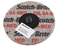 xl-dr-deburring-finishing-wheel-6am 3M Roloc Scotch-Brite Aluminium Oxide Deburring & Finishing Wheel, 50.8 mm, 76.2 mm Diameter, Medium