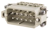 09200102612 HARTING Heavy Duty Power Connector Insert, 16A, Male, Han A Series, 10 Contacts