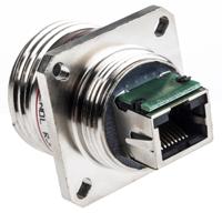 rjftvx2sa1n Amphenol Socapex RJFTVX Series Female RJ45 Connector, Panel Mount, Cat5e Straight 1 Port 8 -Way