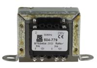 504-779 RS PRO 6VA 2 Output Chassis Mounting Transformer, 12V ac, IEC 61558-2-6