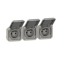 069564l Legrand Grey Plug Socket, 2 Poles, NF Socket