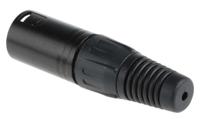 457-914 RS PRO Cable Mount XLR Connector, Male, 250 V ac, 5 Way, Silver Plating