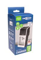 1001-0094-44-520 Ansmann  Battery Charger For NiMH 9V, AA, AAA 4 Cell with UK plug