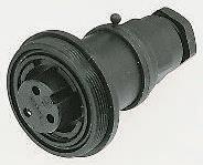 px0732s Bulgin Circular Connector, 3 Contacts, In-Line, Standard Connector, Socket, Female, IP68, Standard Buccaneer Series