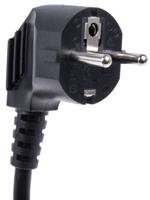 615-1160 RS PRO Straight IEC C13 Socket to Right Angle CEE 7/7 Plug Power Cord, 10m