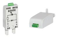m91g-black Relpol Pluggable Function Module, LED Varistor