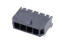 436500409 Molex 43650 Series Right Angle Surface Mount PCB Header, 4 Contact(s), 3 mm Pitch, 1 Row, Shrouded