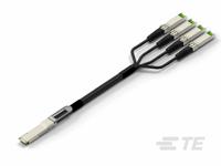 2334236-2 TE Connectivity QSFP28 Cable Assembly 16-Position,