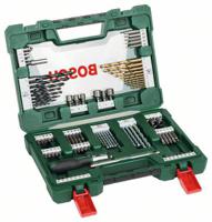 2607017195 Bosch Screwdriver Bit Set 91 Pieces, Hexagon, Phillips, Pozidriv, Slotted, Torx
