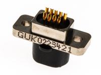 mwdm2l-9ps Glenair MWDM 9 Way Panel Mount D-sub Connector Plug