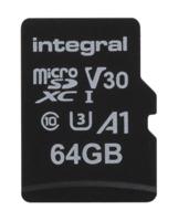 inmsdx64g-10070v30 Integral Memory 64 GB MicroSDXC Micro SD Card, Class 10, UHS-1 U3