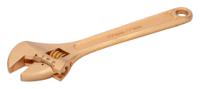 nsb001-150 Bahco Adjustable Spanner, 150 mm Overall, 18mm Jaw Capacity, Metal Handle, Non-Sparking