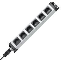 229420012 Kopp 6 Socket Schuko Socket, 250 V, IP20