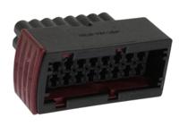 1-967242-1 TE Connectivity, Junior Power Timer Automotive Connector Socket Black Plug-In 16 Way