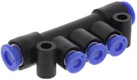 km13-04-06-3 SMC KM 3 Outlet Manifold Push In 6 mm Push In 4 mm