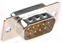 473-880 RS PRO 9 Way Panel Mount D-sub Connector Plug, 2.74mm Pitch