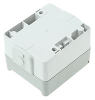 5ub4713 Siemens DELTA Grey 1 Gang Plug Socket, 16A, Type F - German Schuko, Outdoor Use