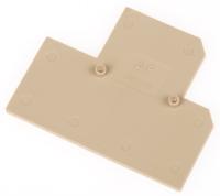 0631360000 Weidmuller AP Series End Cover for Use with DIN Rail Terminal Blocks