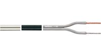 c100-2x050-white Tasker 2 Core Audio Cable, 0.5 mm² CSA, 100m, White