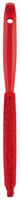 41954 Vikan Extra Hard Bristle Red Scrubbing Brush, 33mm bristle length, PET bristle material