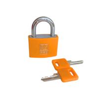 195-8238 RS PRO Key Aluminium Padlock, 6mm Shackle, 43mm Body