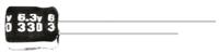 16ms710mefc4x7 Rubycon 10μF Aluminium Electrolytic Capacitor 16V dc, Radial, Through Hole - 16MS710MEFC4X7