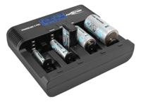 1001-0018-uk-520 Ansmann Powerline 5 Pro Battery Charger For NiCd, NiMH 9V, AA, AAA, C, D 4 Cell with AUS, EU, UK, USA plug