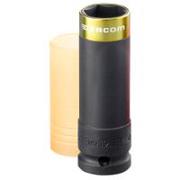 nsi19l Facom 19mm, 1/2 in Drive Impact Socket, 210 mm length
