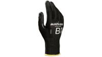 3480900-11 Mapa KRYTECH 809 Black High Density Polyethylene Polyurethane Work Gloves, Size 11