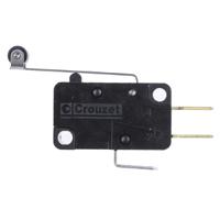 83160065 Crouzet Roller Lever Micro Switch, Tab Terminal, 16 A @ 250 V ac, SP-CO