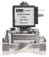 221g6536-2995-481865c2 Parker Solenoid Valve 221G6536-2995-481865C2, 2 Port, NC, 24 V dc 1/2 in G