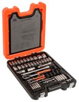 s106 Bahco 106-Piece Imperial, Metric 1/2 in; 1/4 in Deep Socket/Standard Socket/Spanner/Allen Key/Bit Set with Ratchet, 6