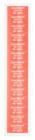 758-7992 RS PRO Adhesive Pre-Printed Adhesive Label-Equipment Not To Be Used-. Quantity: 140