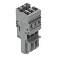 769-103 WAGO 769 Series Female Plug, 3 Pole for Use with X-COM System 769 Series, 32A